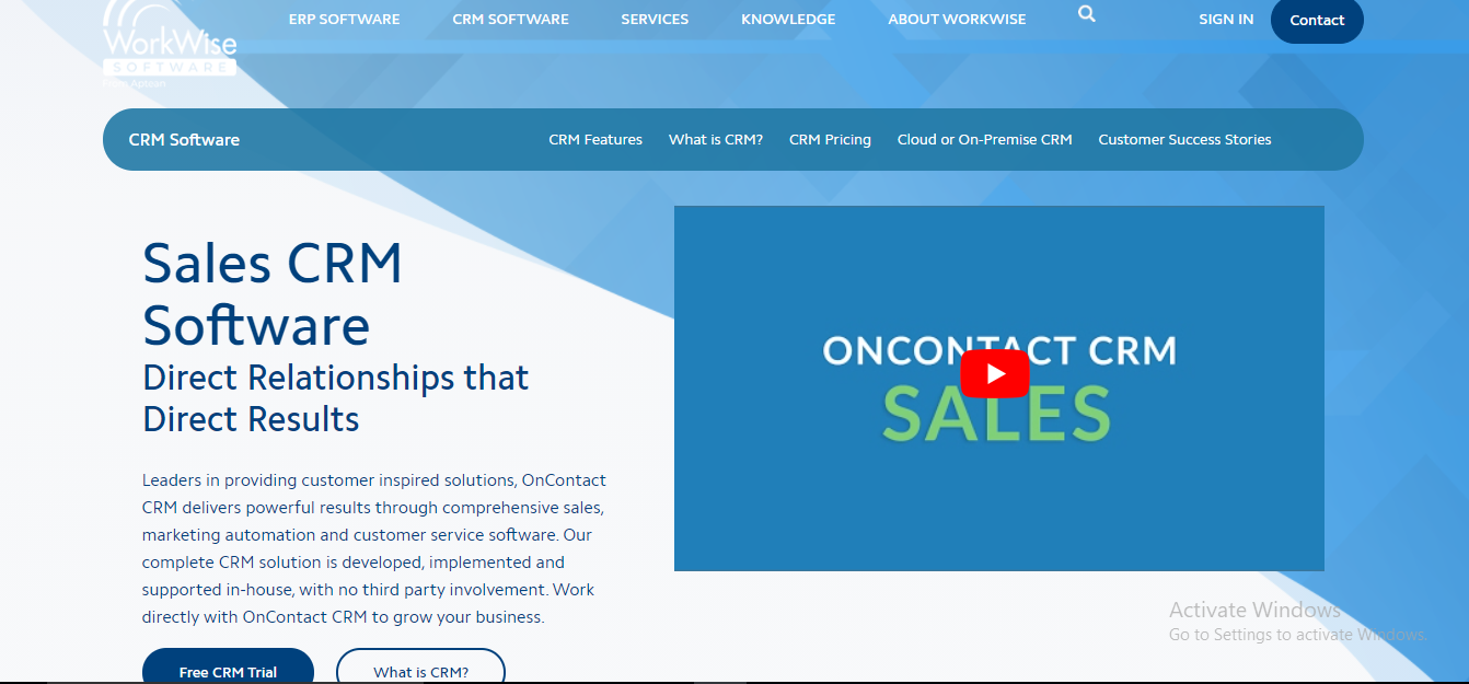 Oncontact CRM