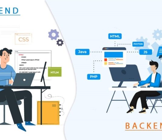 Front end and back end development