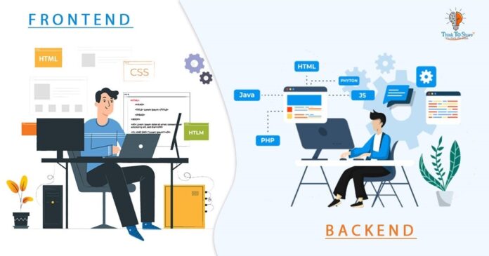 Front end and back end development